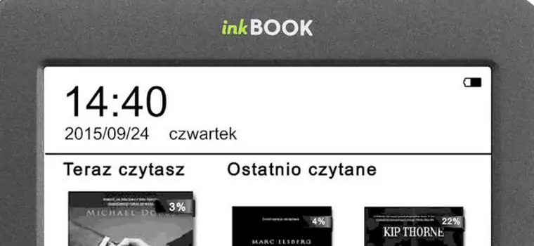 inkBOOK Classic - niedrogi czytnik e-booków w cenie 299 złotych