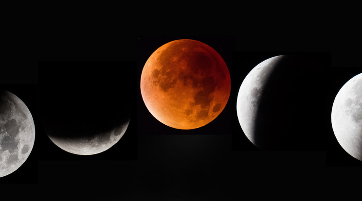 A Holdat fogyatkozás közben egy ideig vörösnek látjuk /Fotó: GettyImages