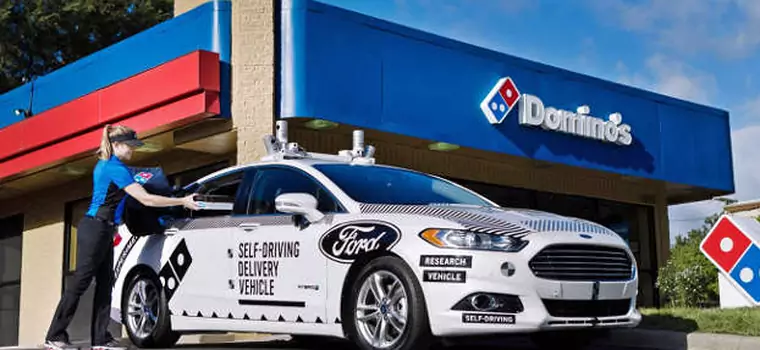 Autonomiczne Fordy Fusion będą dowozić pizzę Domino's