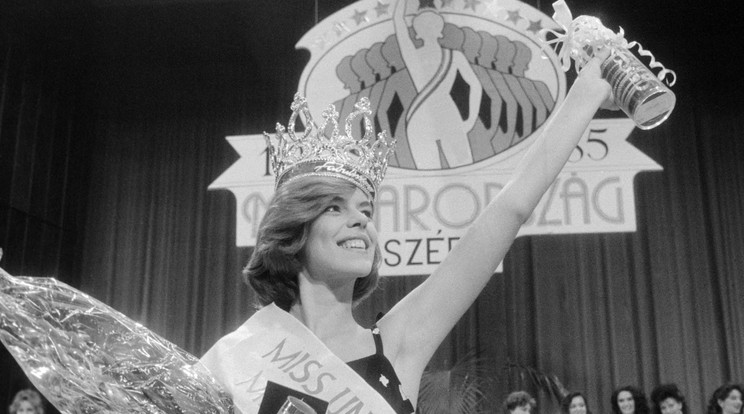 Molnár Csillát 1985-ben választották Magyarország legszebb lányának /Fotó: MTI-Benkő Imre