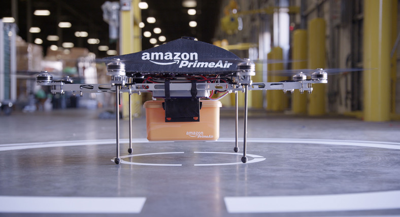 Prime Air octocopter - dron dostawczy należący do Amazona