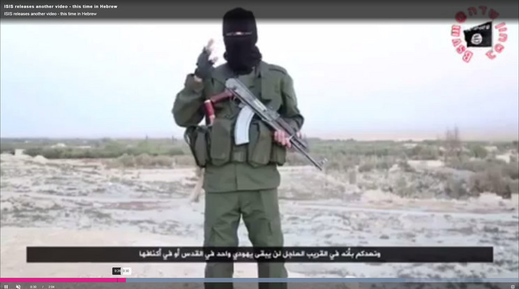 Az ISIS videójában hangzott el az új fenyegetés