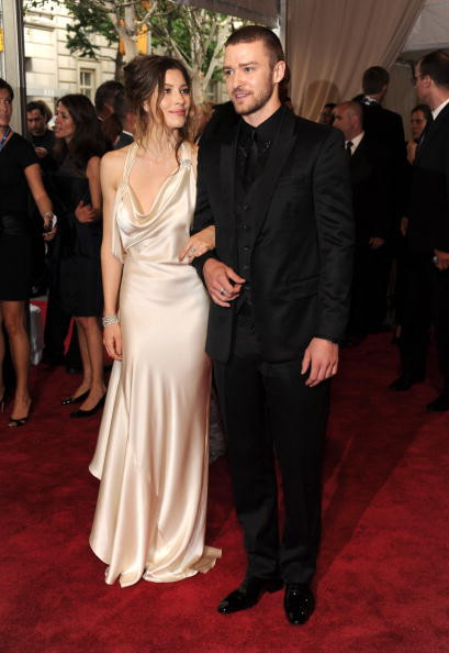Jessica Biel i Justin Timberlake na gali Costume Institute w Nowym Jorku