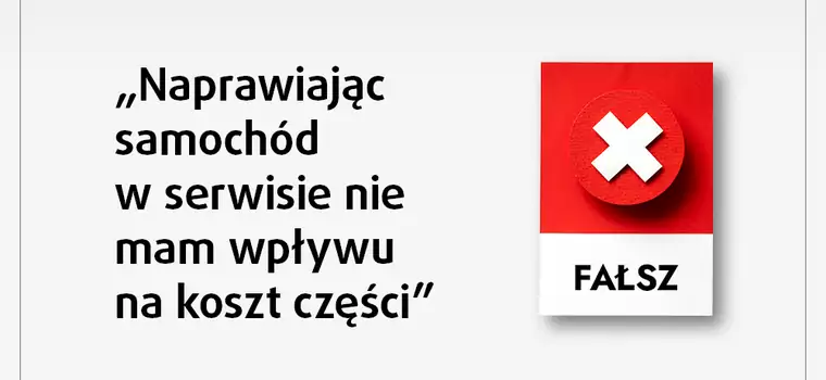 Mity dotyczące części zamiennych - zobacz, co sądzą o nich fachowcy