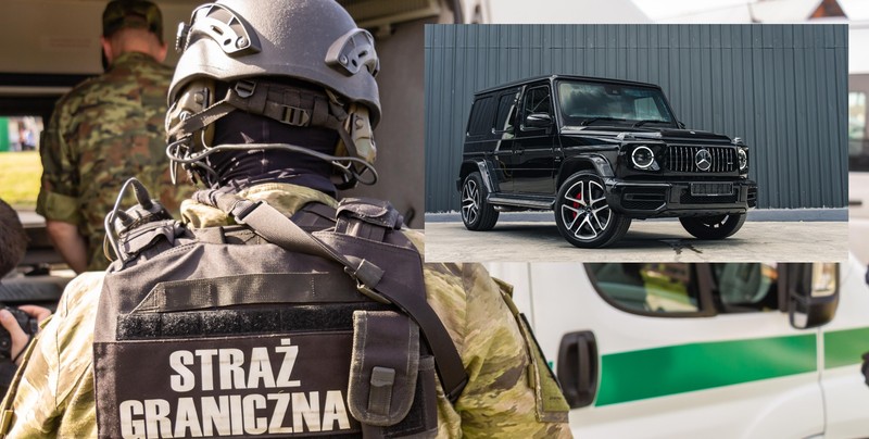 Estońska policja odzyskała mercedesa wartego 1,1 mln zł. Pomogła Straż Graniczna