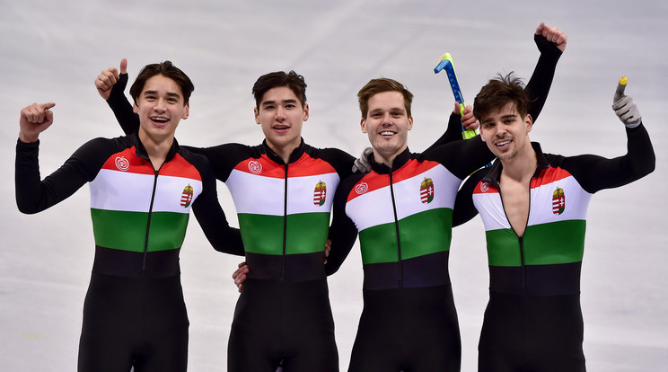 Ők Magyarország első
téli olimpiai bajnokai / Fo­tó: MTI-Czeglédi Zsolt