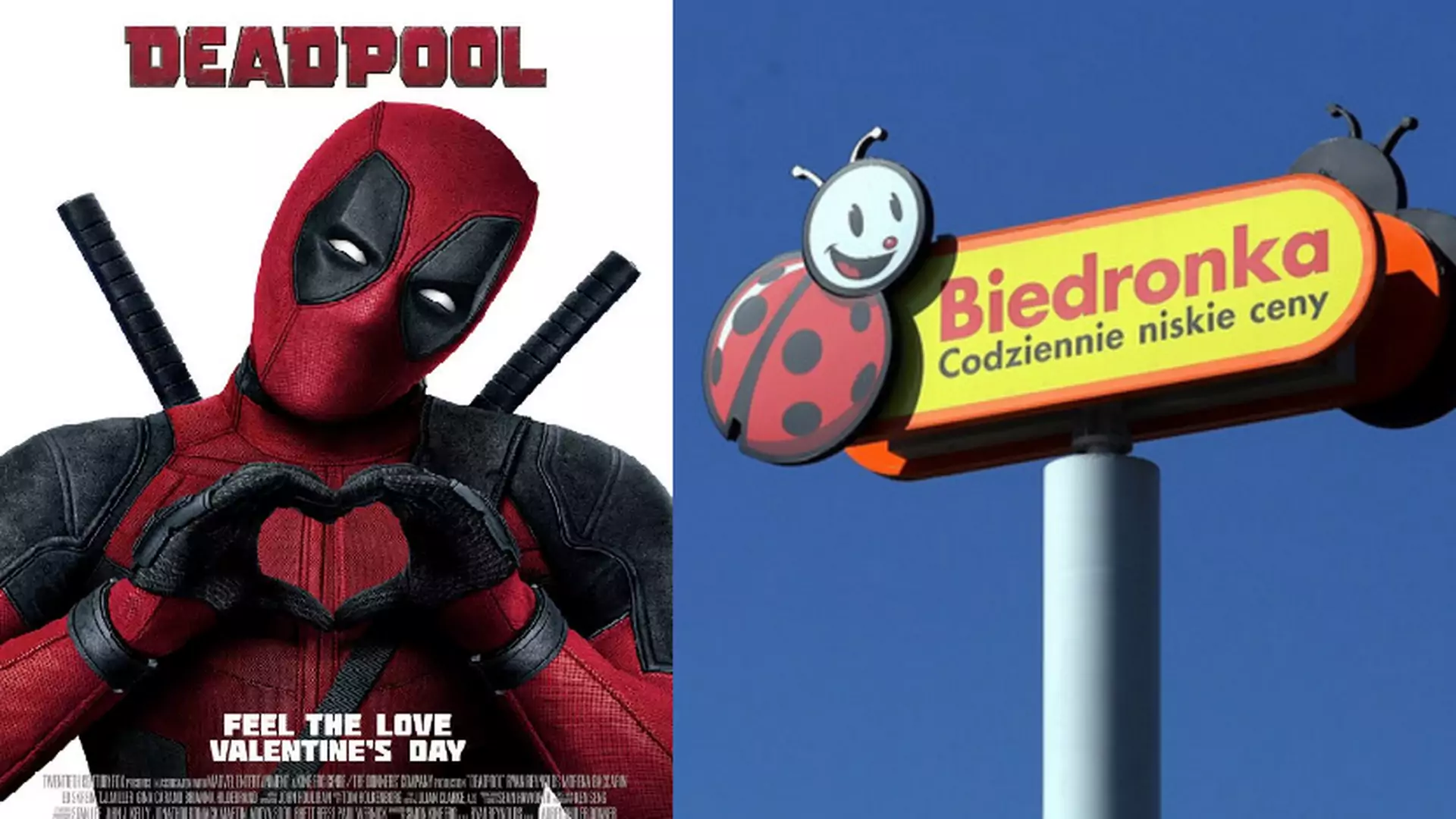 Kultowe filmy od niecałych 10 złotych w Biedronce. "Deadpool" to dopiero początek