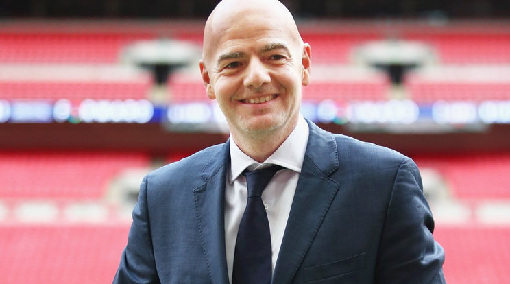 Gianni Infantino nyert/ Fo­tó: Europress-Getty Images