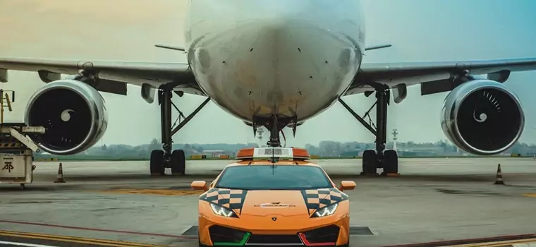580-konne Lamborghini Huracan trafiło do pracy na... lotnisku