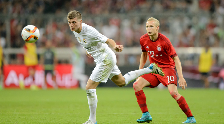 Legutóbb nyáron játszott egymással a Real és a Bayern: most a háttérben csatáznak / Fotó: AFP