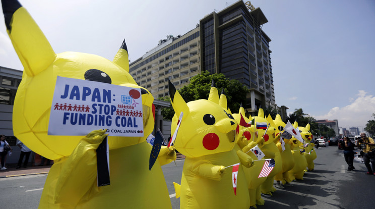 Japán a második legnagyobb szénfogyasztó. Kijárt neki a figyelmeztetés / Fotó: MTI/ Francis R Malasig 