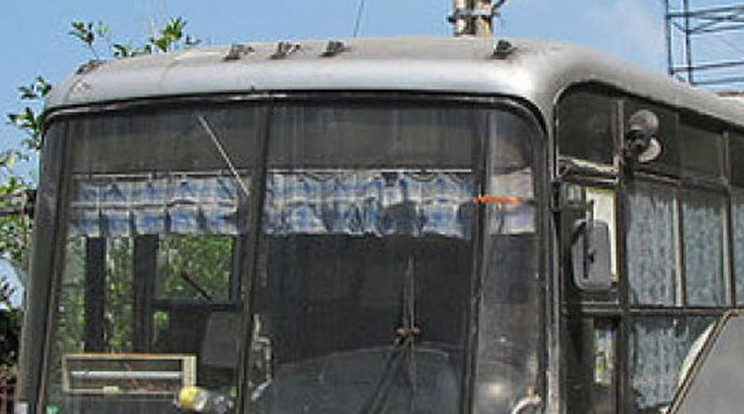 Árokba hajtott egy busz / Fotó: Blikk, Illusztráció
