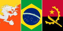 Najbardziej charakterystyczne flagi państw. Wiesz, do którego kraju należą?