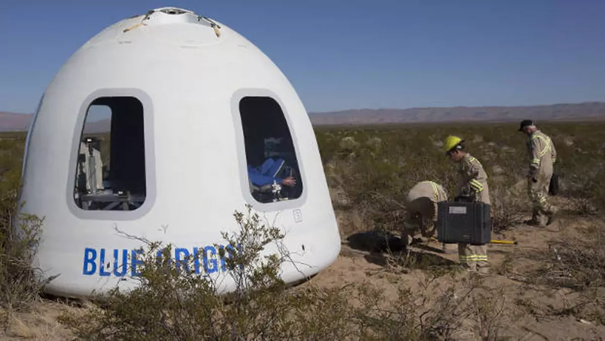 Blue Origin testuje kapsułę Crew Capsule 2.0 (wideo)