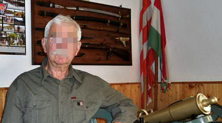 Győrkös Istvánt (76), a hungarista nézeteiről elhíresült férfit gyanúsítják a nyomozó megölésével /Fotó: Szabad Riport