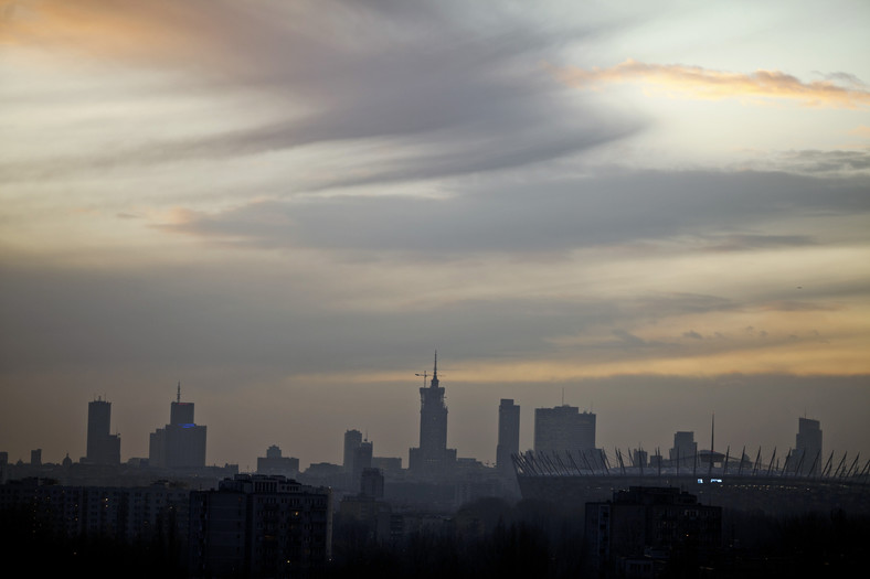 Warszawski skyline. Fot. Bartek Sadowski/Bloomberg
