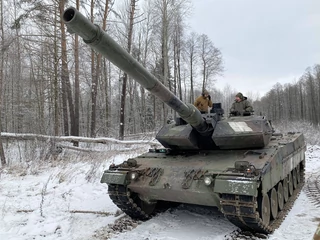 Ukraińskie uszkodzone czołgi Leopard 2A6 są naprawiane na Litwie