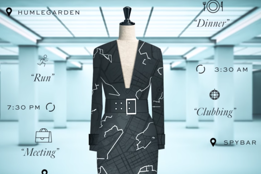 coded culture, data dress, h&M