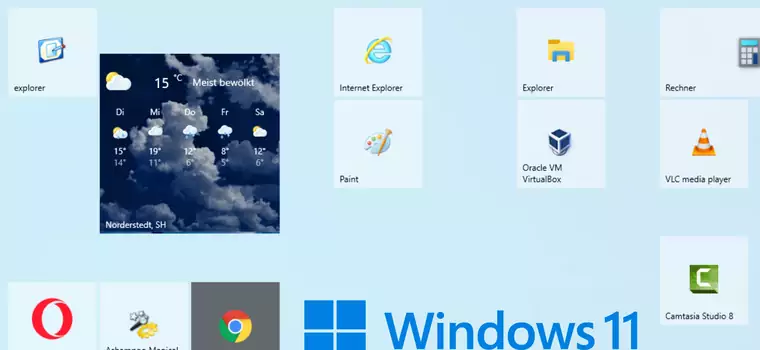 Windows 11 można obsługiwać wygodniej. Przywróć kafelki w menu Start