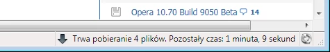 W szóstej becie nowego Firefoksa postęp pobierania danych jest pokazywany na pasku statusu. A jeśli tego zabraknie w wydaniu finalnym?