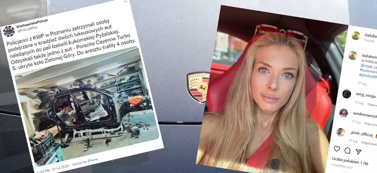 Łukomska-Pyżalska odzyskała Porsche. Auto nie nadaje się do jazdy