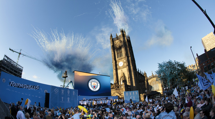 A férfi a Manchester City csapatának elkötelezett híve /Fotó: Northfoto