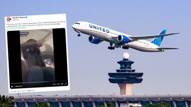 Agresywny pasażer w samolocie United Airlines. Grozi mu dożywocie