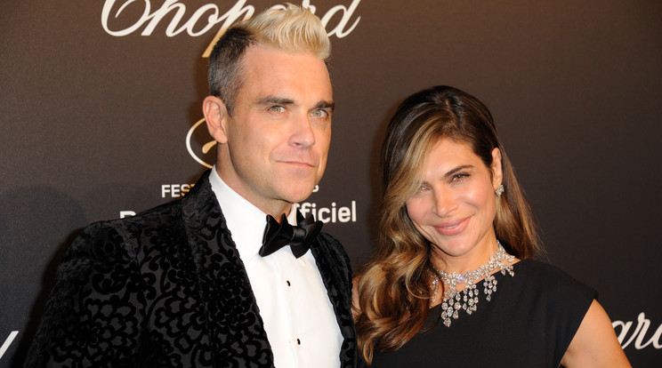 Robbie Williams feleségével, Aydával / Fotó: Northfoto