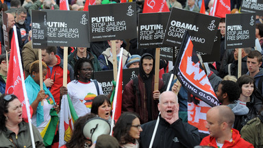 Wiec i marsz w Belfaście przeciw szczytowi G8