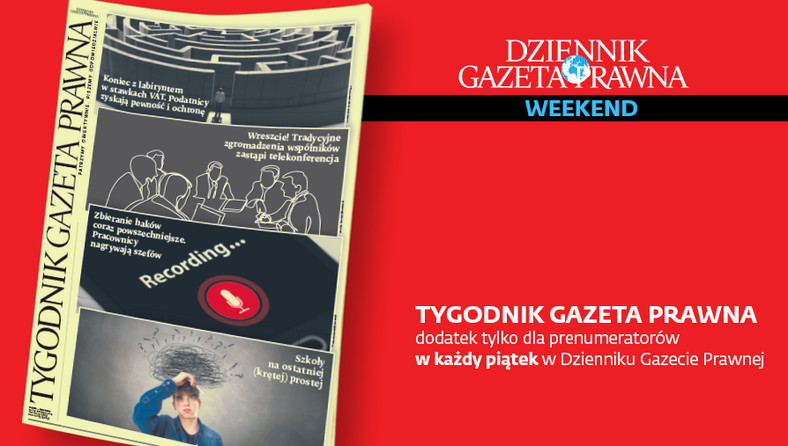 Tygodnik Gazeta Prawna z dnia 23 sierpnia 2019