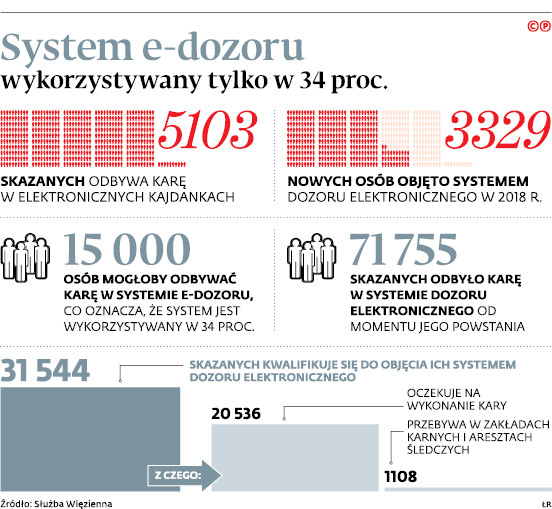 System e-dozoru wykorzystywany tylko w 34 proc.