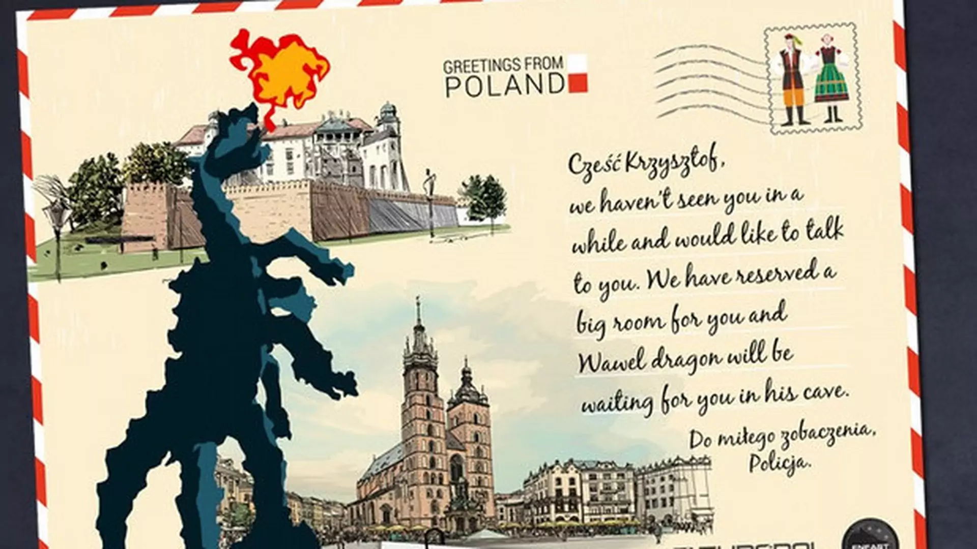 Europol ściga przestępców za pomocą dowcipnych pocztówek. Jednym z adresatów jest Polak