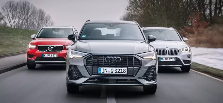 Audi znowu ma przewagę? Porównanie: Audi Q3, BMW X1 i Volvo XC40