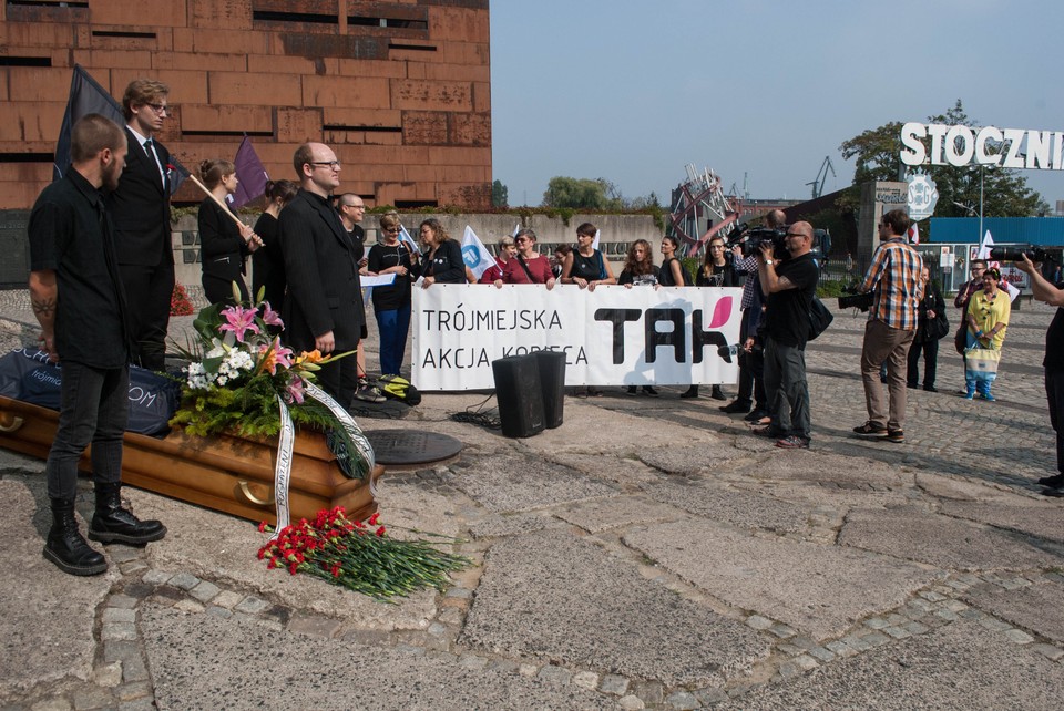 Protest w Gdańsku