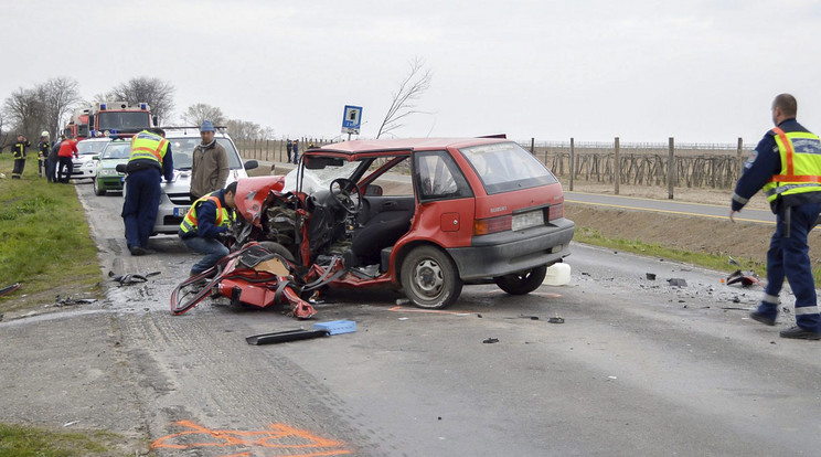 Halálos áldozata is volt a balesetnek / Fotó: MTI