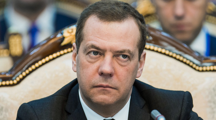 Dmitrij Medvegyev orosz kormányfő vagyonát 360 miliárdra becsülik/Fotó:AFP