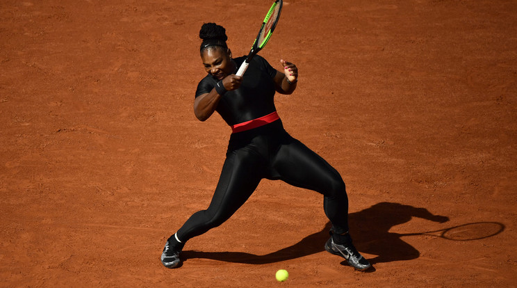 Serena nemrég szült, a vérrögök képződését gátolja ez a ruha /Fotó: AFP