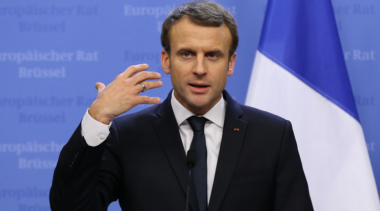 Emmanuel Macron /Fotó: AFP