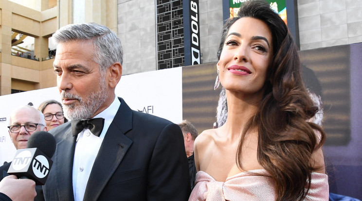 George Clooney és felesége, Amal /Fotó: Northfoto