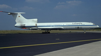 Tu-154 Luftwaffe zderzył się z amerykańskim samolotem transportowym [HISTORIA]