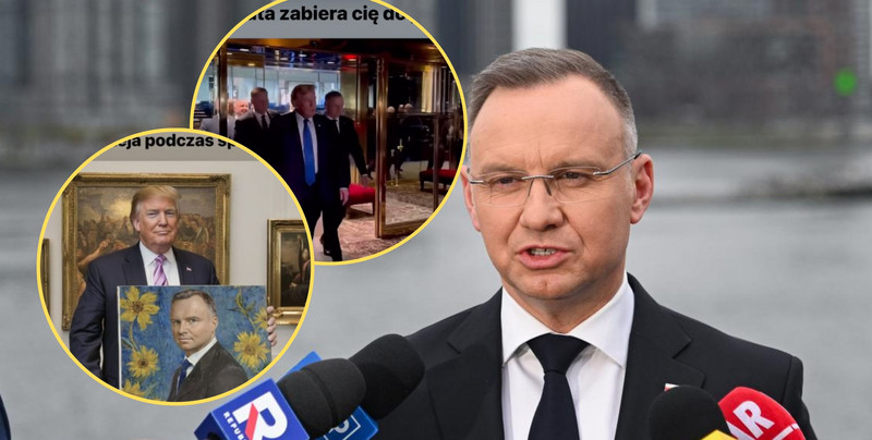 Andrzej Duda spotkał się z Donaldem Trumpem. Memy o złotym talerzu "zrobią wam dzień"!