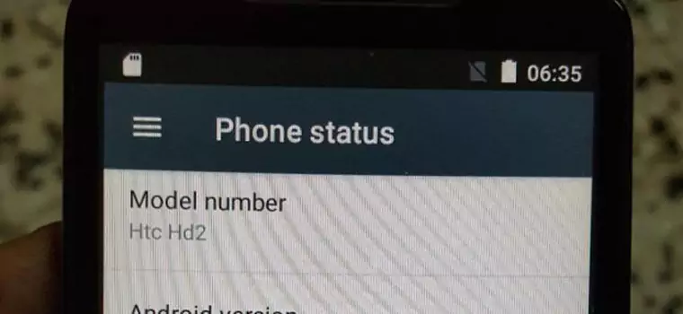 HTC HD2 z 2009 roku z Androidem 7.0 Nougat