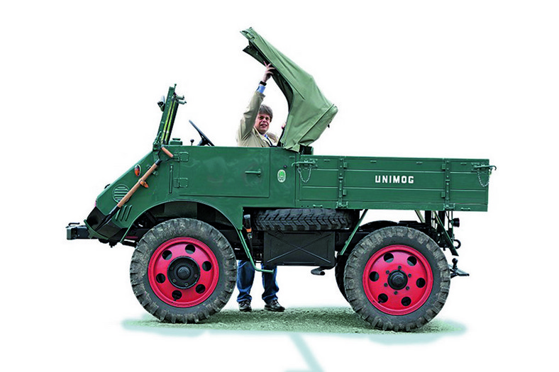 Rolnik kontra żołnierz - Unimog 2010 kontra Porsche 597 Jagdwagen