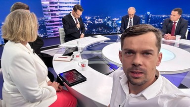 Spięcie Kołodziejczaka i Nowickiej z posłami PiS w TVP Info. "Dwóch na jednego to banda łysego"