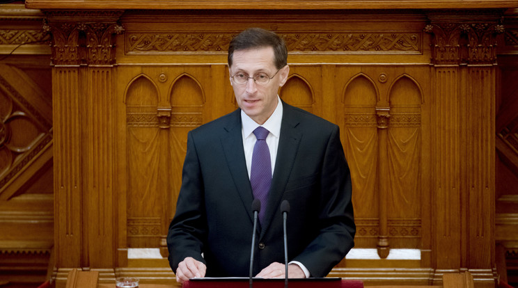 Varga Mihály pénzügyminiszter szerint a biztonságos növekedés volt az alap /Fotó: MTI-Koszticsák Szilárd