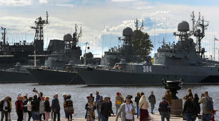 Orosz katonai parádé /Fotó: AFP