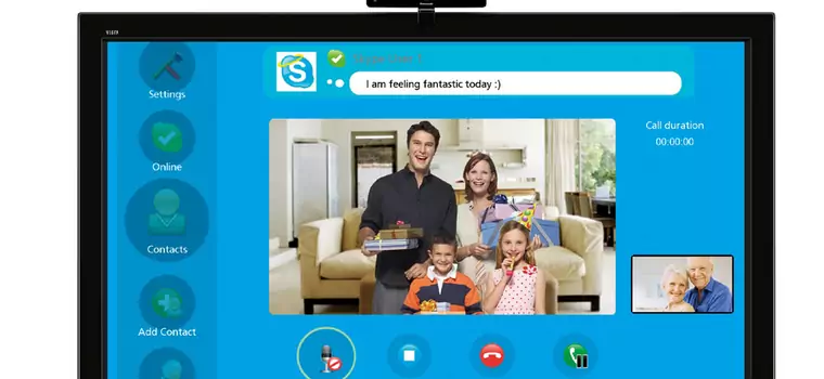 Rozmawiaj przez Skype Video HD w telewizorze