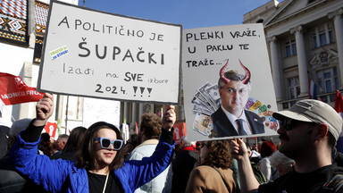 Antyrządowy protest w Chorwacji. Tysiące osób wyszły na ulice