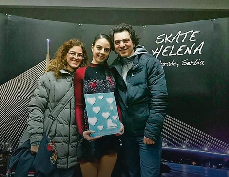 Leona sa mamom Jelenom i tatom Jovanom