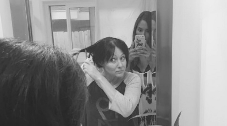 Shannen Doherty úgy döntött, megválik hajától/Fotó:Northfoto